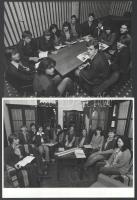 cca 1960-1970 Balla Demeter (1931-2017): Iskolai felvételek, ballagás, stb., 11 db fotó, pecséttel j...