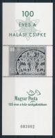 2002 Halasi csipke feketenyomat a hátoldalán &quot;a Magyar Posta ajándéka&quot; felirat (12.000)