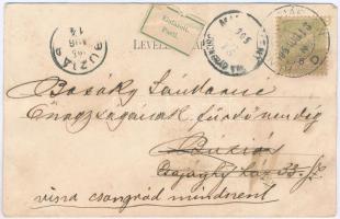 1905 Kunszentmárton, Katolikus templom belseje. Garay György kiadása (EB)