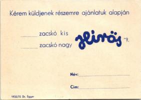 A nyári szezon slágere: "Hirös" kajszin-barack cukorka. Dr. Egger Leó és Egger I. cég rekl...