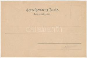 Temesvár, Timisoara; I. Original Ungarische Knabenkapelle. Dirigent Münich Jakob Mihála / Első magya...