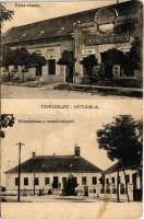 1935 Gúta, Kolárovo; községháza, csendőrség, Schultheisz Dezső üzlete / town hall, gendarmerie, shops (EB)