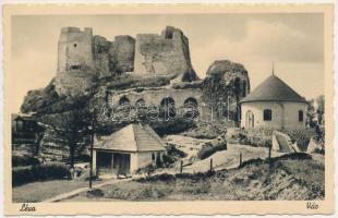 Léva, Levice; vár / hrad / castle ruins