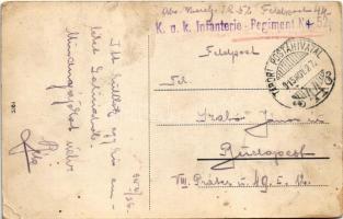 1915 Buchach, Bucsacs, Buczacz; Gimnazyum / grammar school + "K.u.K. Infanterie-Regiment No. 52...