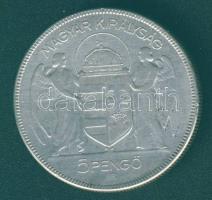 1930. 5P Ag "Horthy" T:3 ph