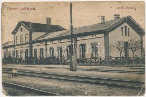 1911 Valkány, Valcani; Vasútállomás / Bahnhof / railway station (EM)