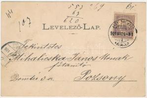 1901 Nagyszombat, Tyrnau, Trnava; Szeminárium és árvaház. Bediene dich allein / Seminär, Waisenhaus ...