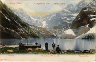 1906 Tátra, Magas-Tátra, Vysoké Tatry; Halas-tó. Franz Pietschmann No. 1516. / Fisch-See / Morskie Oko / lake (EK)