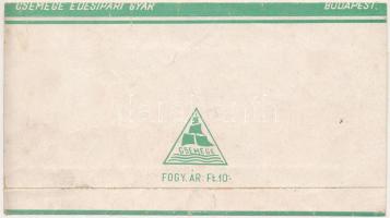 Retró Fradi csokipapír, kissé viseltes, 14,5x8 cm