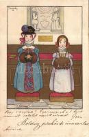 Dutch girls litho s: Sowerby (EK)