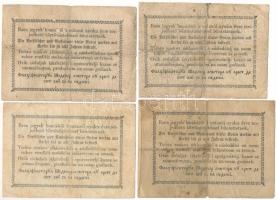 1849. 30kr "Kossuth bankó" (4x) T:VG,G folt Adamo G103