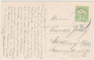 1914 Prázsmár, Tartlau, Presmer, Prejmer; Kirchenburg / Erődtemplom. Moritz Farkas kiadása / castle ...