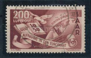 Németország Saar 1950 Mi 298 (Mi EUR 310,-) (kis szakadás / small tear)