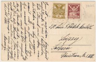 1921 Zavar, Savar, Zawar (Pozsony megye); Mailáth kastély. Tulajdonos leve / castle. Owner's le...