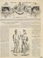 cca 1860 Kb 50 oldalnyi képes magazin töredék. Nagy méretű városképes és híres embereket ábrázoló li...