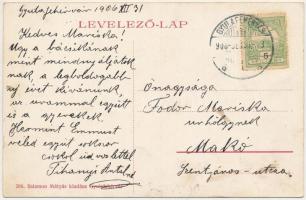 1906 Gyulafehérvár, Alba Iulia; Piactér, Jakabffy Albert, Weisz Adolf üzlete. Salamon Mátyás kiadása...