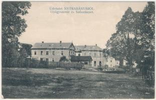 1920 Nyitrabánya, Handlová; Gyógyszertár és szövetkezeti üzlet / pharmacy and cooperative shop