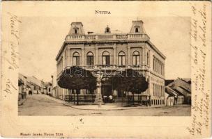 Nyitra, Nitra; Braun Vilmos szálloda és kávéház (Lakner utóda). Huszár István kiadása / hotel and cafe (fl)