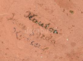 Kántor Karcag férfi fej alakos gyertyatartó, jelzett, m: 14 cm