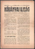 1909 A Kőbányai Újság 11db száma