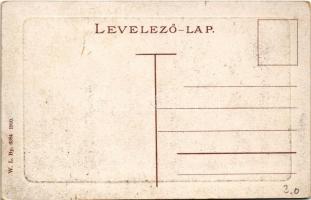 Kolozsvár, Cluj; Egyetemi könyvtár. W.L. Bp. 6384. 1910. / university library (fl)