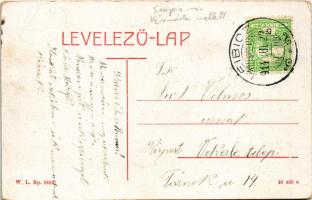 1914 Leibic, Leibitz, Lubica; Fő utca. W.L. Bp. 2882. / main street (EK)