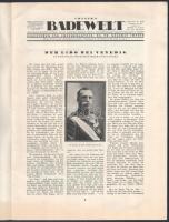 1924 Badewelt folyóirat 1924/28-29. száma, képekkel, reklámokkal, 23p