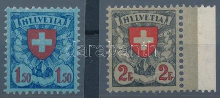 Svájc 1924 Mi 196 x + Mi 197 x (Mi EUR 350.-) (Mi 197 postatiszta / MNH)