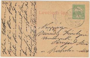 1909 Nyitra, Nitra; Kossuth tér, piac, Braun Vilmos és Einzinger József üzlete. W.L. 449. / square, ...