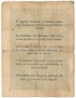 1848. 2Ft "Kossuth bankó" T:VG Adamo G105