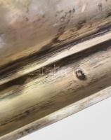 Ezüst (Ag) kínáló, áttört futó mintával, jelzett, nettó: 320g