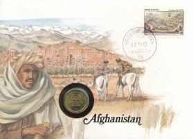 Afganisztán 1980. 50p felbélyegzett borítékban, bélyegzéssel, német nyelvű tájékoztatóval T:UNC Afghanistan 1980. 50 Pul in envelope with stamp and cancellation and a prospectus in german C:UNC