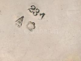 Ezüst (Ag) fűszerkínáló edény, jelzett, nettó: 55g