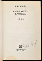 Kós Károly: Kalotaszegi krónika. Hét írás. Bp., 1973, Kriterion. Első kiadás. Egészoldalas illusztrá...