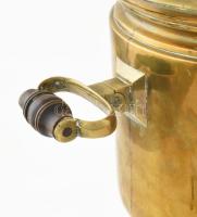 cca 1880, Orosz Birodalom, Vaszilij Stepanyovics Batasev, Tula, Antik bronz szamovár. Dátumozott pec...