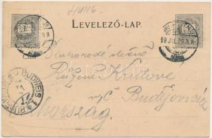 1899 (Vorläufer) Gyulafehérvár, Karlsburg, Alba Iulia; Hunyady tér, Római katolikus Irgalmas Nővérek...