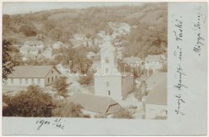 1901 Vaskő, Moravica-Eisenstein, Ocna de Fier; templom / church. photo