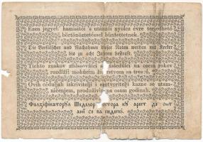 1849. 2Ft "Kincstári utalvány" T:G nagy szakadás, hajtás mentén anyaghiány Adamo G108