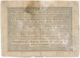 1849. 2Ft "Kincstári utalvány" T:VG ragasztónyom, foltok Adamo G108