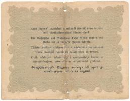 1848. 10Ft "Kossuth bankó" T:VG hajtás mentén szakadás, kis anyaghiányok, egyébként szép p...