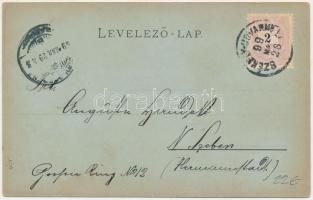 1899 (Vorläufer) Székelyudvarhely, Odorheiu Secuiesc; este / night (EK)