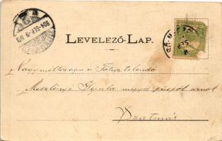 1904 Mecenzéf, Alsó-Metzenzéf, Alsómecenzéf, Metzenzéf, Nizny Medzev; Római katolikus templom, iskol...