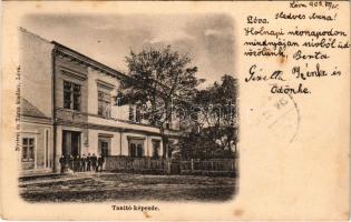 1905 Léva, Levice; Tanító képezde. Nyitrai és Társa kiadása / teachers training institute (fl)