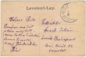 Nagymihály, Michalovce; Gróf Sztáray kastély sztrajnyáni (Laborcszög) oldala. Landesmann B. kiadása ...