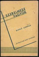 Benkő András: Szerelmese vagyok. - - versei. Hontvári Szabó Lajos előszavával. (Dedikált!) Gyömrő, é.n. (cca 1938), ,,Új Magyar Élet" (Balatonfüred, Iglói János-ny.), 61+(3) p. Kiadói papírkötés, foltos borítóval, kissé sérült, részben szétváló fűzéssel. A szerző által Jablonczay Pethes Béla, az Országos Gyóni Géza Irodalmi Társaság főtitkára részére dedikált példány.