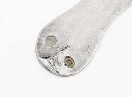 Ezüst (Ag), kanál szett, 6 darab, jelzett, nettó: 398g