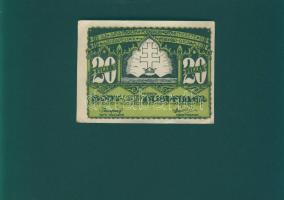 1920. Amatőrök Forgalmi Szövetkezete 20f T:I- kis saroktörésekkel