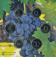 2020. 5Ft-200Ft (6xklf) forgalmi sor + "Villányi borvidék" Cu-Ni-Zn emlékérem (29mm) szett...