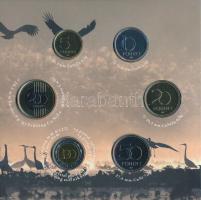 2018. 5Ft-200Ft (6xklf) forgalmi sor papír dísztokban "Magyarország pénzérméi - Természeti érté...