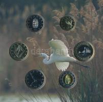 2018. 5Ft-200Ft (6xklf) forgalmi sor papír dísztokban "Magyarország pénzérméi - Természeti érté...